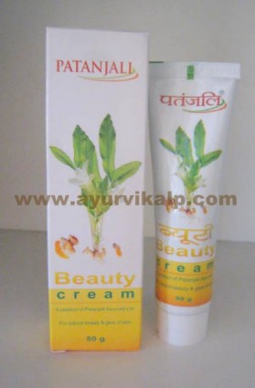 Patnajali, BEAUTY CREAM, 50g, For Natural Beauty & Glow of Skin